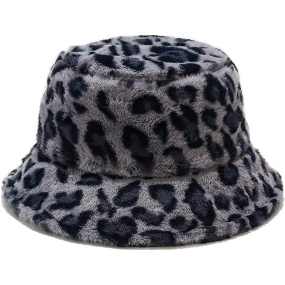 Women's Winter Faux Fur Fuzzy Warm Bucket Hat